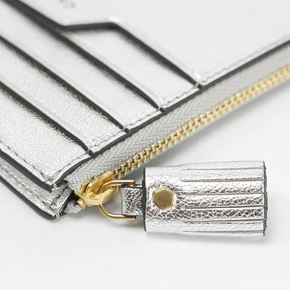 ANYA HINDMARCH レディース フラグメントケース ZIP CARD CASE HORSE 204750 シルバー SILVER