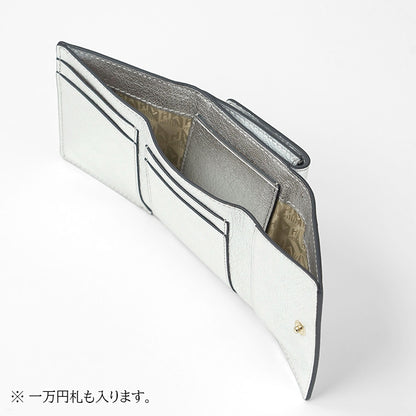 ANYA HINDMARCH レディース 3つ折り財布 MINI TRIFOLD WALLET HORSE 204781 シルバー SILVER