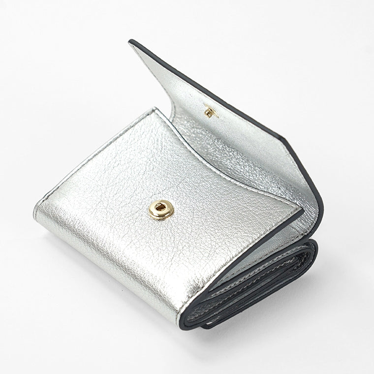 ANYA HINDMARCH レディース 3つ折り財布 MINI TRIFOLD WALLET HORSE 204781 シルバー SILVER