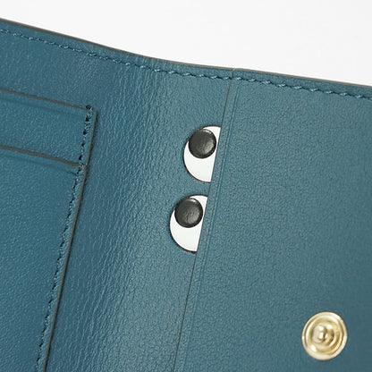 ANYA HINDMARCH レディース 3つ折り財布 MINI TRIFOLD ZIP PEEPING EYES 204866 バーガンディ CLARET