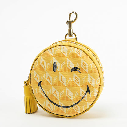 ANYA HINDMARCH レディース イヤホンポーチ EAR PODS POUCH WINK 205825 イエロー LEMONCURD