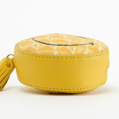 ANYA HINDMARCH レディース イヤホンポーチ EAR PODS POUCH WINK 205825 イエロー LEMONCURD