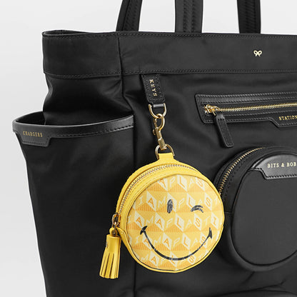 ANYA HINDMARCH レディース イヤホンポーチ EAR PODS POUCH WINK 205825 イエロー LEMONCURD