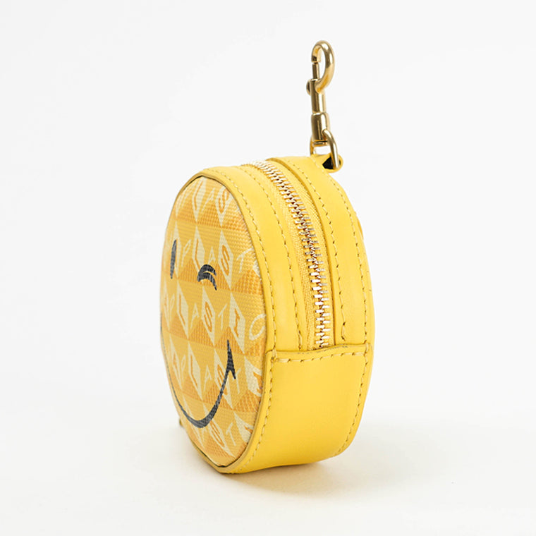 ANYA HINDMARCH レディース イヤホンポーチ EAR PODS POUCH WINK 205825 イエロー LEMONCURD