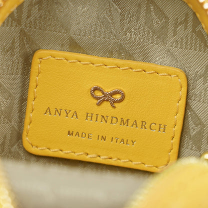 ANYA HINDMARCH レディース イヤホンポーチ EAR PODS POUCH WINK 205825 イエロー LEMONCURD
