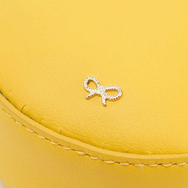 ANYA HINDMARCH レディース イヤホンポーチ EAR PODS POUCH WINK 205825 イエロー LEMONCURD
