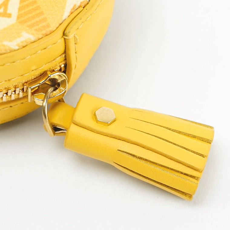 ANYA HINDMARCH レディース イヤホンポーチ EAR PODS POUCH WINK 205825 イエロー LEMONCURD
