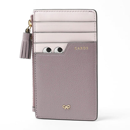 ANYA HINDMARCH レディース フラグメントケース ZIP CARD CASE PEEPING EYES 208864 2カラー