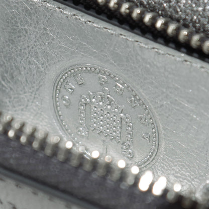 ANYA HINDMARCH レディース 3つ折り財布 MINI TRIFOLD ZIP PEEPING EYES 210423 メタリックグレー ANTHRACITE