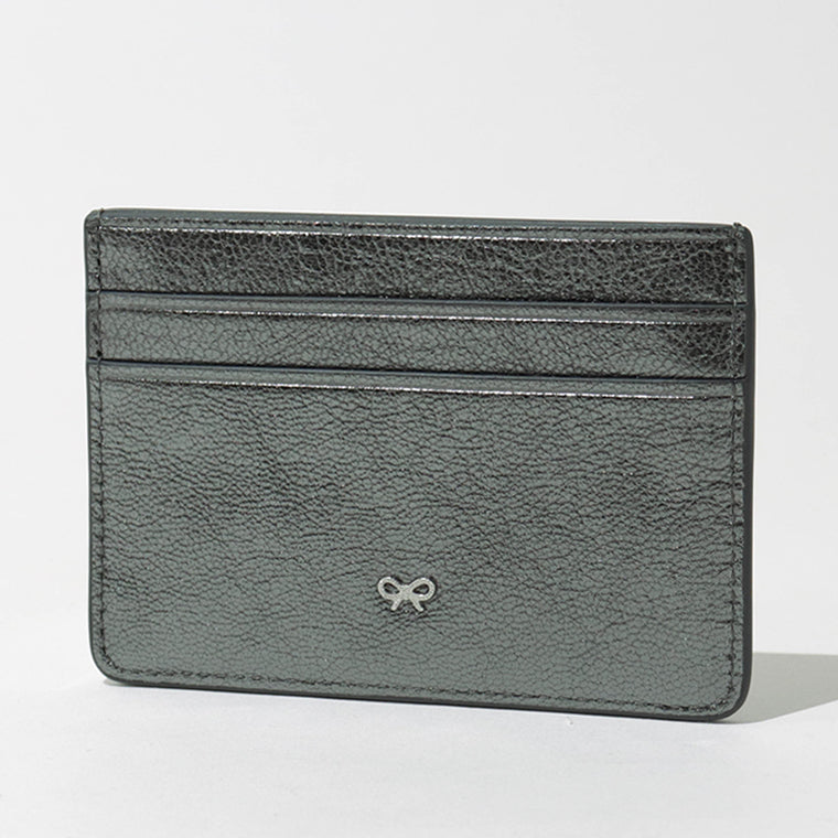 ANYA HINDMARCH レディース カードケース CARD CASE PEEPING EYES 210447 メタリックグレー ANTHRACITE
