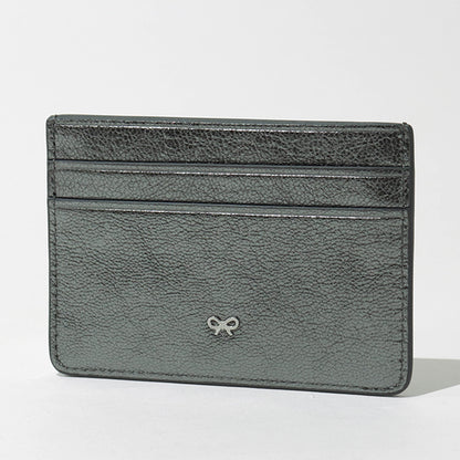 ANYA HINDMARCH レディース カードケース CARD CASE PEEPING EYES 210447 メタリックグレー ANTHRACITE