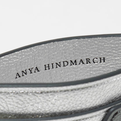 ANYA HINDMARCH レディース カードケース CARD CASE PEEPING EYES 210447 メタリックグレー ANTHRACITE