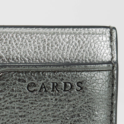 ANYA HINDMARCH レディース カードケース CARD CASE PEEPING EYES 210447 メタリックグレー ANTHRACITE