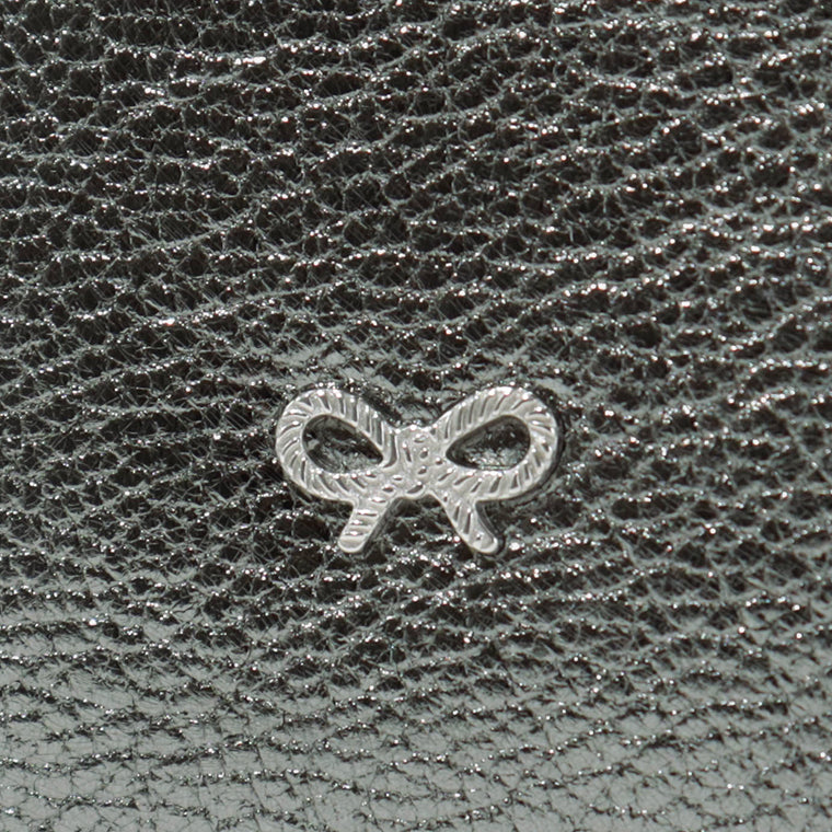 ANYA HINDMARCH レディース カードケース CARD CASE PEEPING EYES 210447 メタリックグレー ANTHRACITE