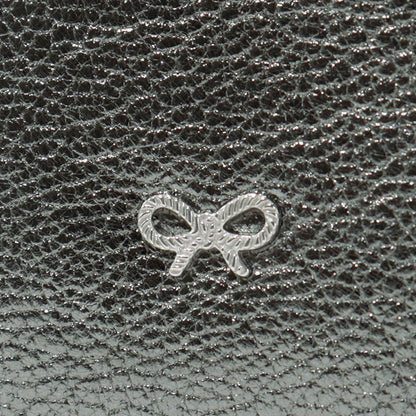ANYA HINDMARCH レディース カードケース CARD CASE PEEPING EYES 210447 メタリックグレー ANTHRACITE