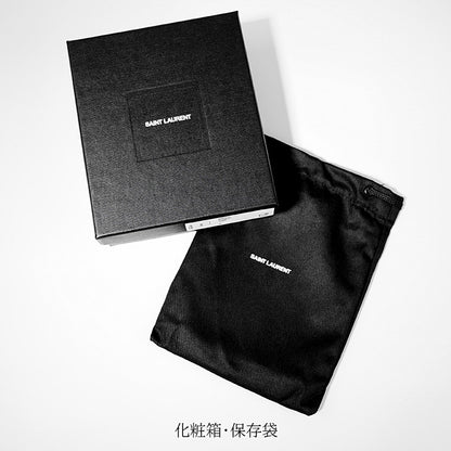 SAINT LAURENT レディース 2つ折り財布 MONOGRAMME WALLET 668290 BOWA1 NERO ブラック 1000