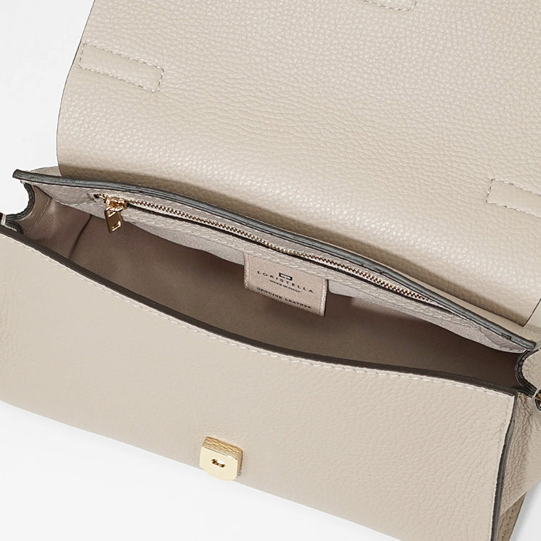 LORISTELLA レディース ショルダーバッグ BETH 2529 LIGHT TAUPE ブラック NERO
