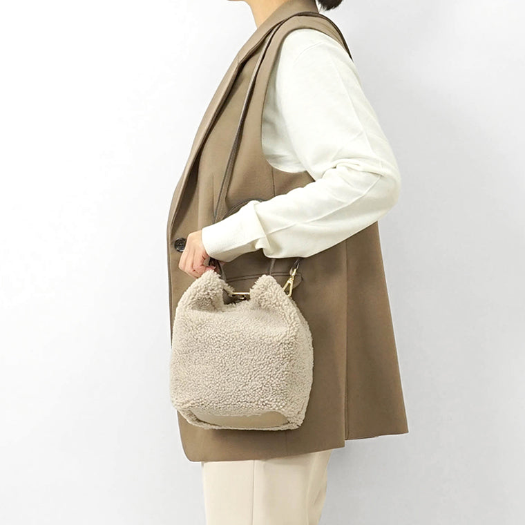 LORISTELLA レディース ショルダーバッグ EMMA 2932P BEIGE TAUPE