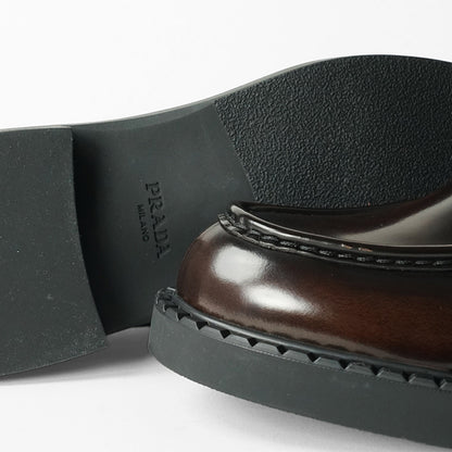 PRADA メンズ ローファー SPAZZOLATO 2DE127 055 BRUCIATO ブラウン F0038