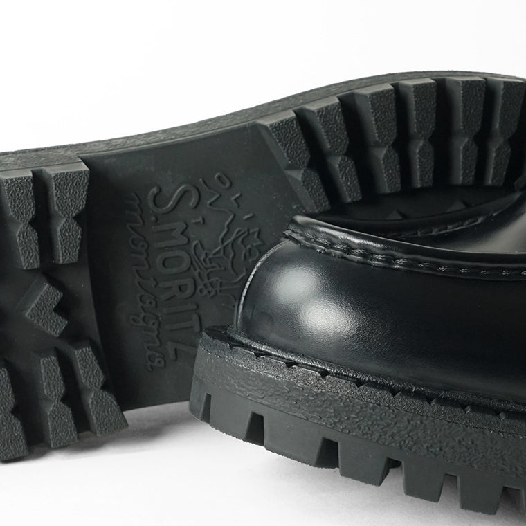 PRADA メンズ ローファー SPAZZOLATO ROIS 2DE151 B4L NERO ブラック F0002