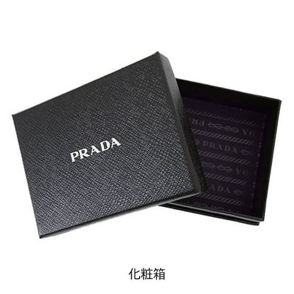 PRADA メンズ 2つ折り財布 TESSUTO SAFFIAN 2ML049 2DMH NERO ブラック F0002