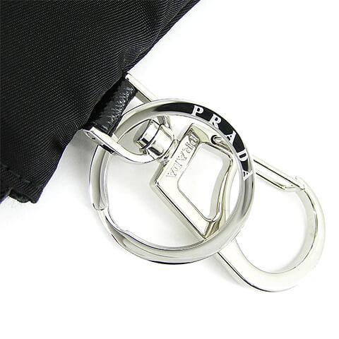 PRADA メンズ レディースミニポーチ TESSUTO TRAVEL 2TT117 2DMK NERO ブラック F0002