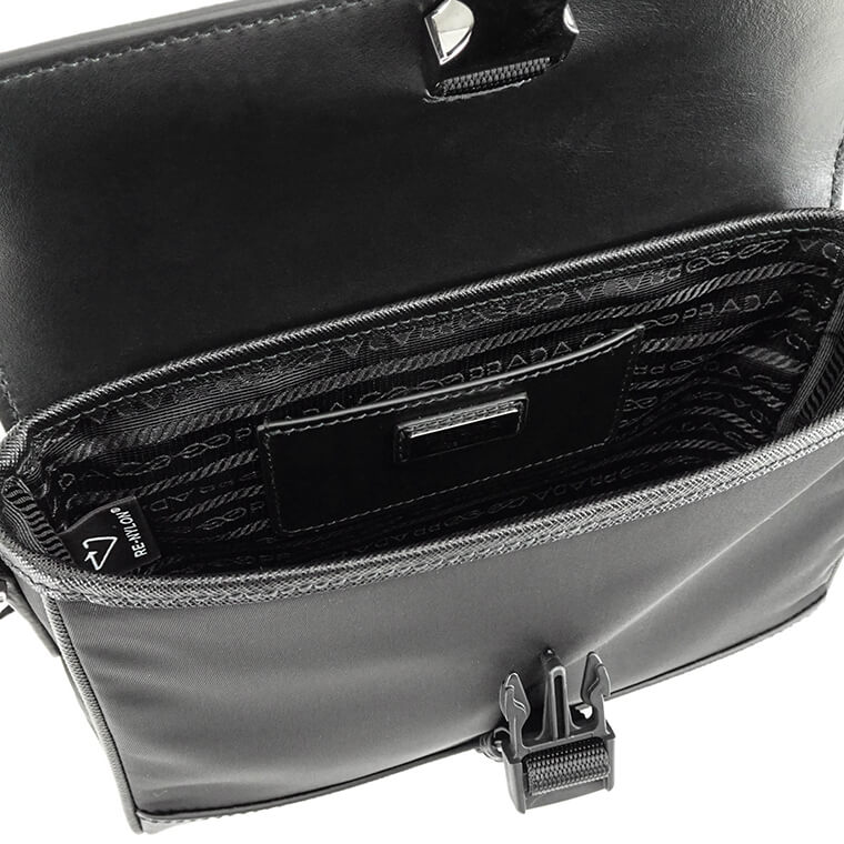 PRADA メンズ レディース ショルダーバッグ TESSUTO SAFFIANO 2VD053 2DMH NERO ブラック F0002