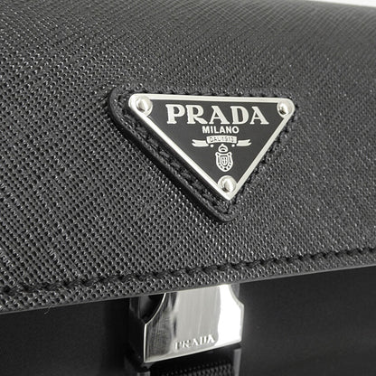 PRADA メンズ レディース ショルダーバッグ TESSUTO SAFFIANO 2VD053 2DMH NERO ブラック F0002