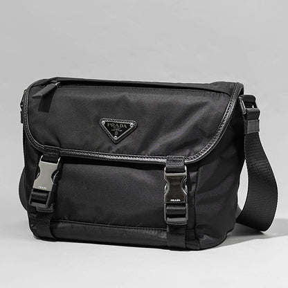 PRADA メンズ レディース ショルダーバッグ TESSUTO 2VD066 2DMG NERO ブラック F0002