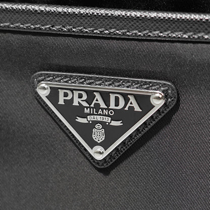 PRADA メンズ レディース ショルダーバッグ TESSUTO SAFFIAN 2VH048 2DMH NERO ブラック F0002