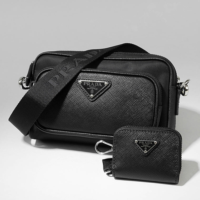 PRADA メンズ レディース ショルダーバッグ BANDOLIERA 2VH172 2DMH NERO ブラック F0002