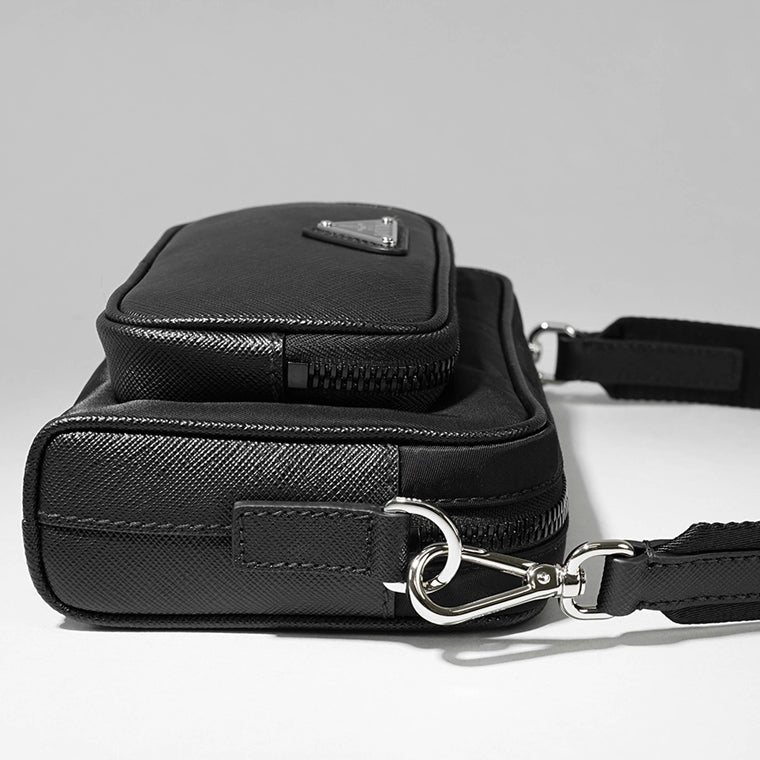 PRADA メンズ レディース ショルダーバッグ BANDOLIERA 2VH172 2DMH NERO ブラック F0002