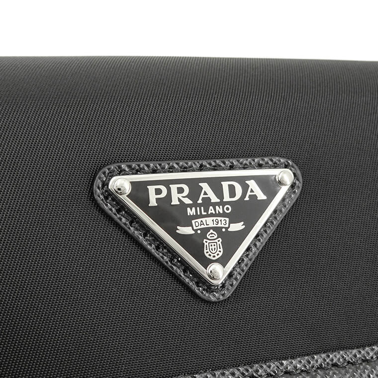 PRADA メンズ レディース ショルダーバッグ TESSUTO SAFFIANO 2ZH108 2DMH NERO ブラック F0002