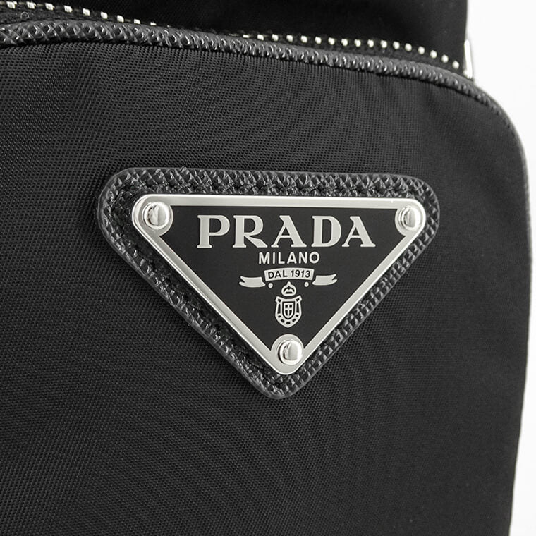 PRADA メンズ ショルダーバッグ TESSUTO 2ZH155 2DMI NERO ブラック F0002