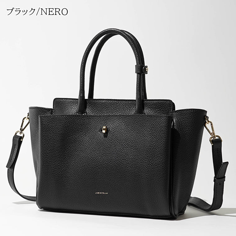 LORISTELLA ブラック　バッグ ロリステッラ LORISTELLA レディース トートバッグ ブラック ブラウン