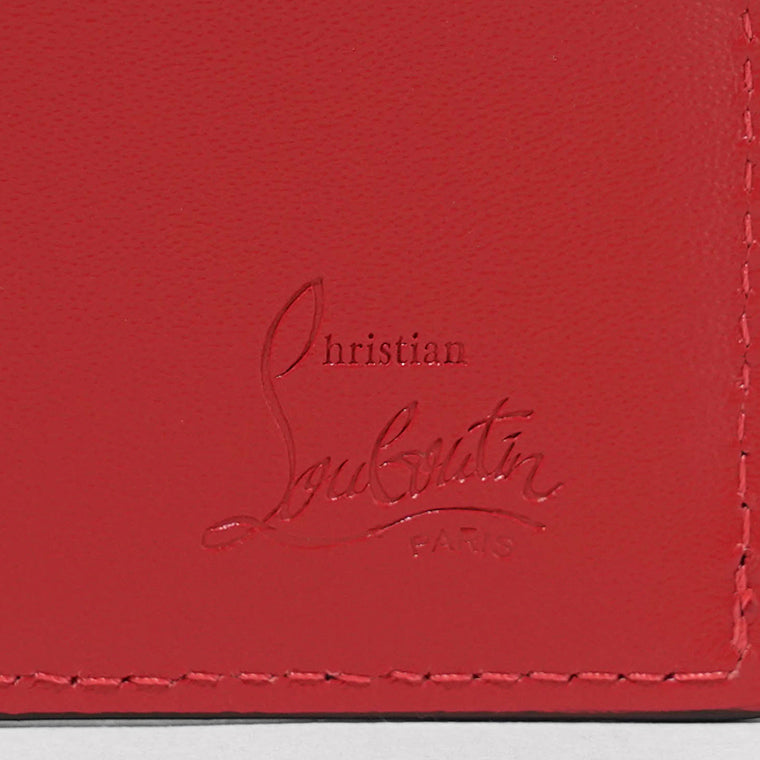 CHRISTIAN LOUBOUTIN メンズ 2つ折り財布 CANOPY 3265105 BLACK ブラック BK01