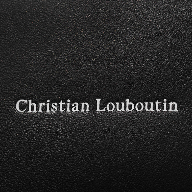 CHRISTIAN LOUBOUTIN メンズ 2つ折り財布 CANOPY 3265105 BLACK ブラック BK01