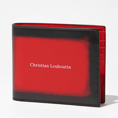 CHRISTIAN LOUBOUTIN メンズ 2つ折り財布 CANOPY 3265106 LOUBI レッド R251