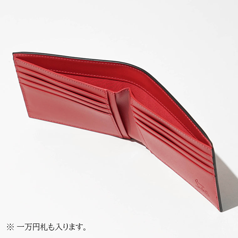 CHRISTIAN LOUBOUTIN メンズ 2つ折り財布 CANOPY 3265106 LOUBI レッド R251