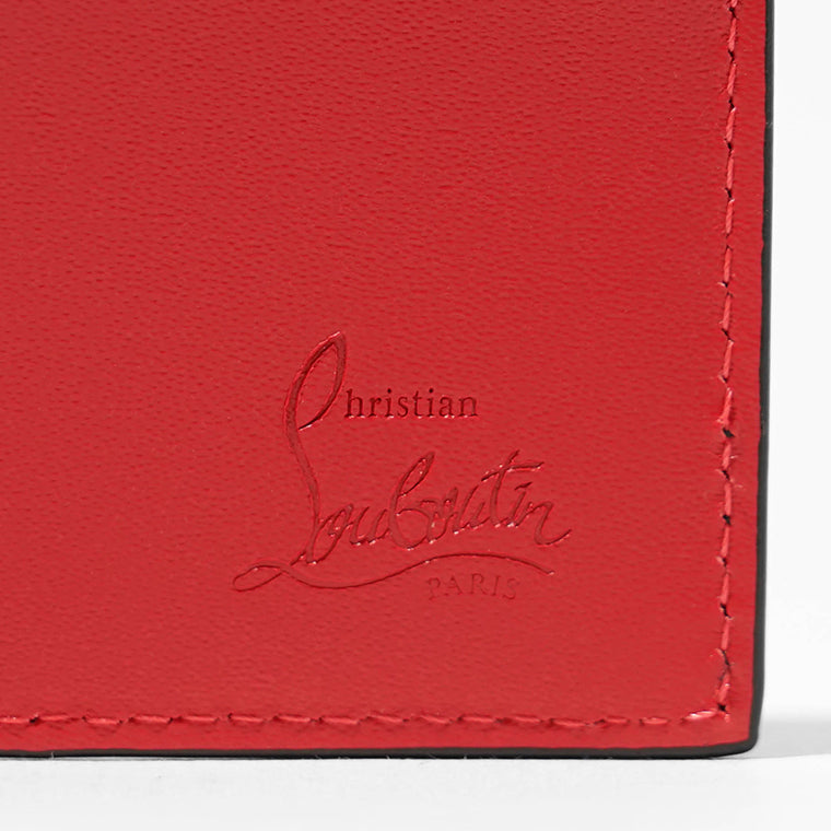 CHRISTIAN LOUBOUTIN メンズ 2つ折り財布 CANOPY 3265106 LOUBI レッド R251
