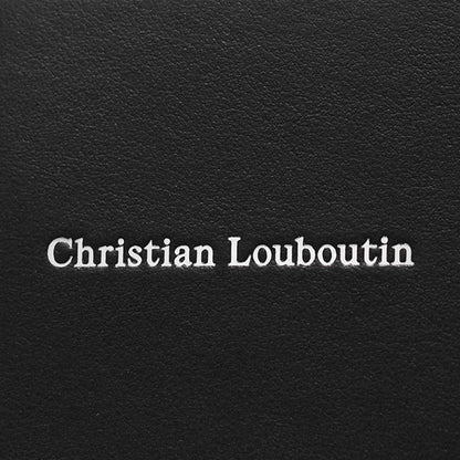 CHRISTIAN LOUBOUTIN メンズ マネークリップ折財布 CANOPY 3265111 BLACK GUN METAL ブラック B078