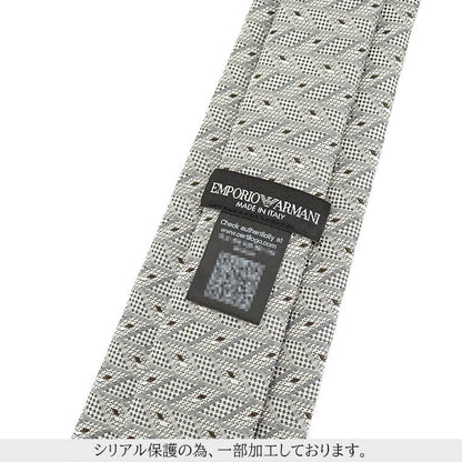 EMPORIO ARMANI メンズ ネクタイ 340275 4R625 GREY グレー 00041