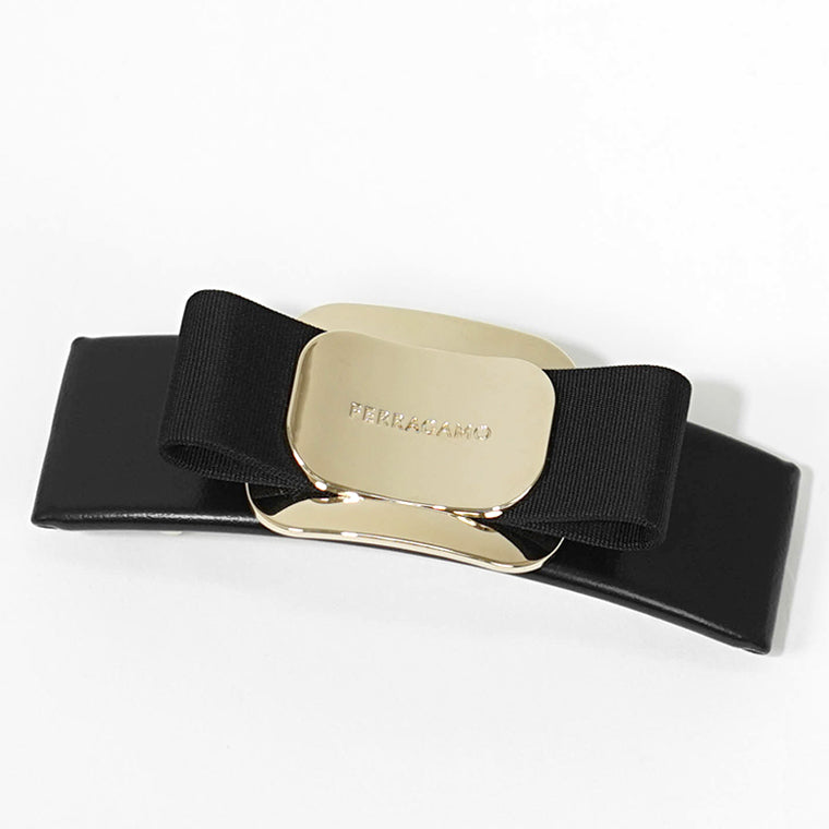 FERRAGAMO レディース バレッタ VARA 340421 771551 BLACK ブラック 001