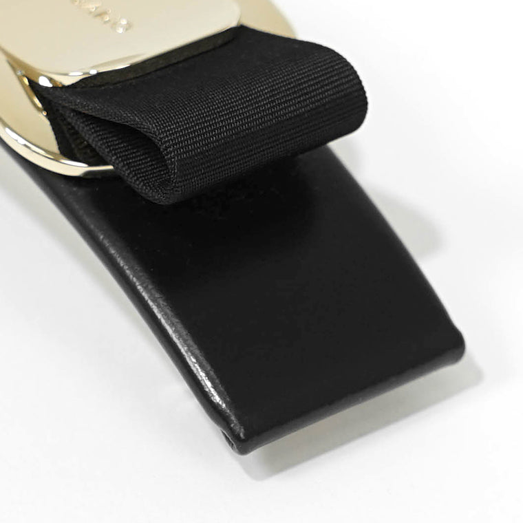 FERRAGAMO レディース バレッタ VARA 340421 771551 BLACK ブラック 001
