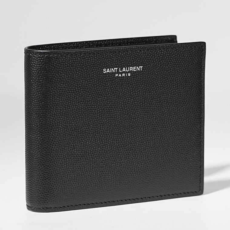 サンローラン SAINT LAURENT メンズ 2つ折り財布 ブラック