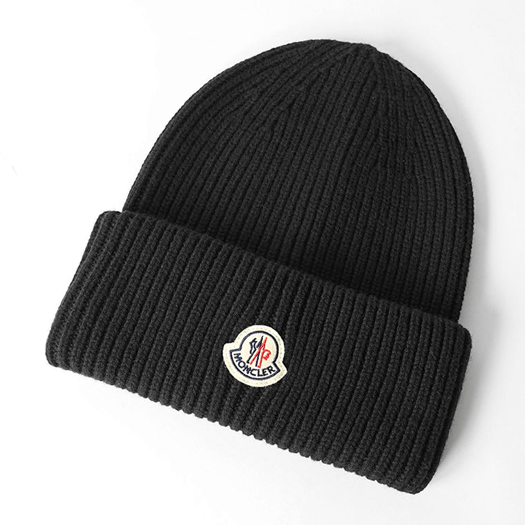 MONCLER メンズ レディース ニットキャップ BERRETTO TRICOT 3B00075 M1127 ブラック 999