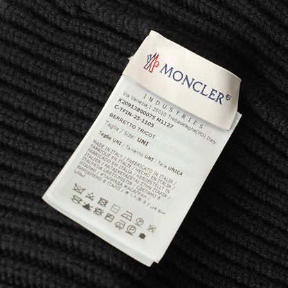MONCLER メンズ レディース ニットキャップ BERRETTO TRICOT 3B00075 M1127 ブラック 999
