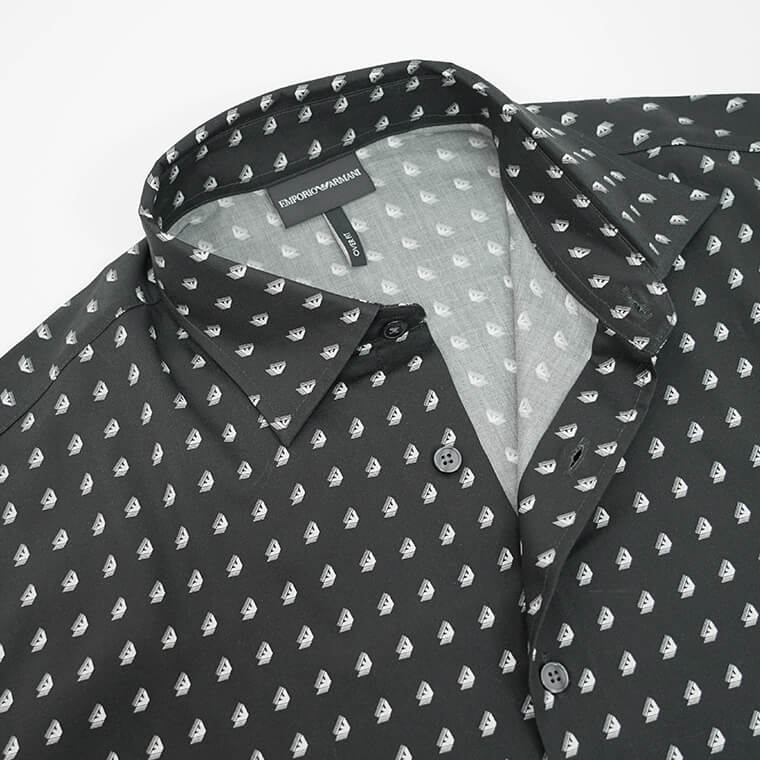 EMPORIO ARMANI メンズ 半袖シャツ 3D1CG7 1NRDZ 2カラー