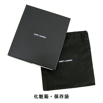 SAINT LAURENT レディース 3つ折り財布 モノグラム コンパクト スリーフォールド ウォレット 403943 BOW01 NERO 1000