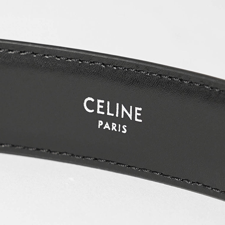 CELINE メンズ ベルト BC 14 25MM 45BLD3A01 BLACK ブラック 38SI